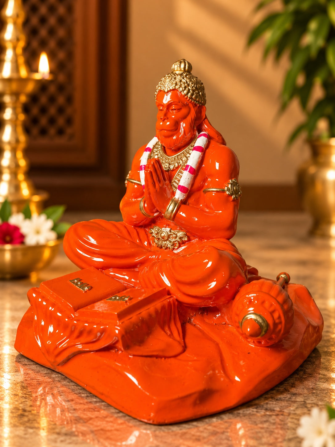 Bhakti Veer Hanuman Cosmic Orange three-quarter view