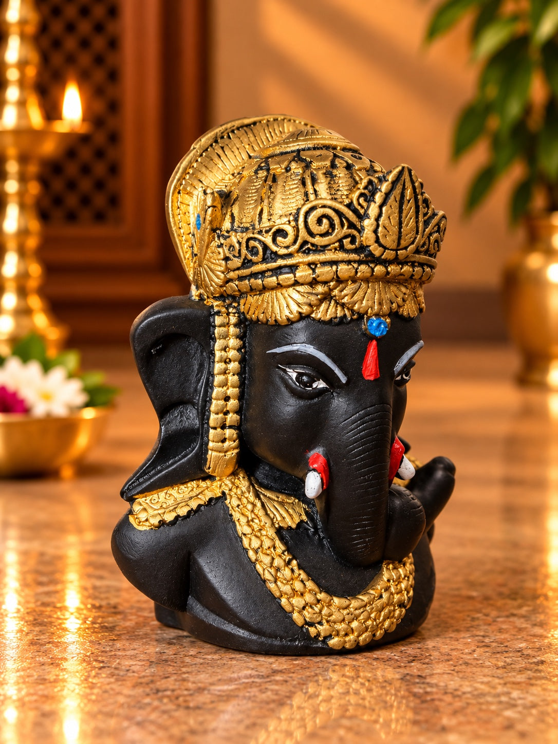 Aarambh Ganesha Eternal Black three-quarter view