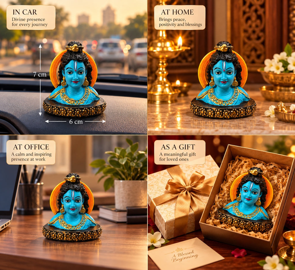 Bal Raghav Surreal Blue lifestyle mockup