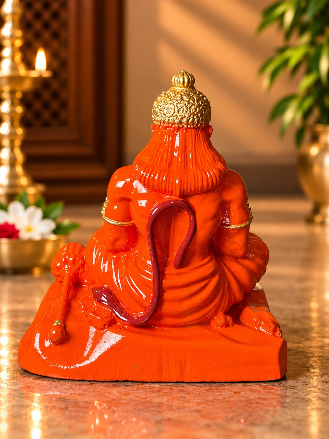 Bhakti Veer Hanuman Cosmic Orange back view