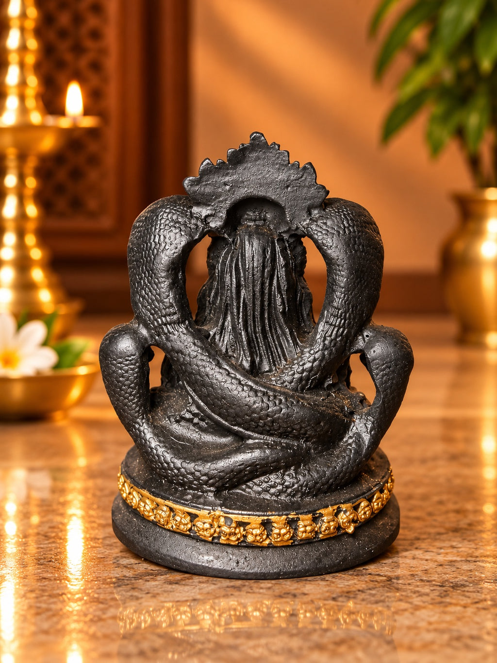 Naga Bhushana Shiva rear view