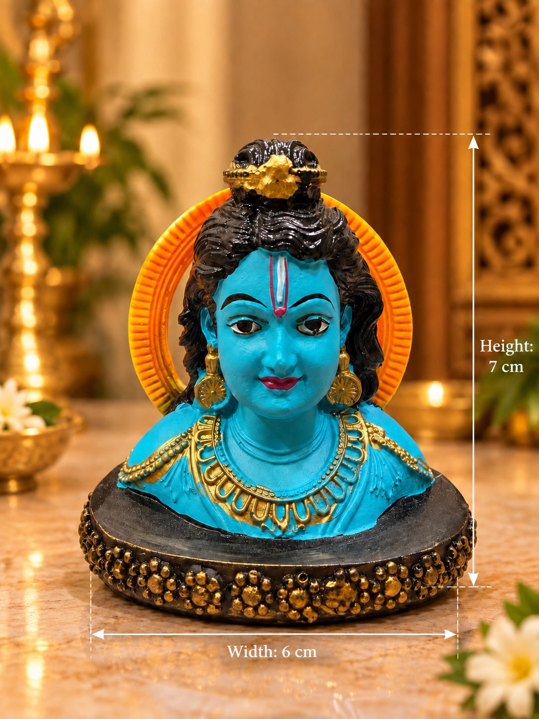Bal Raghav Surreal Blue measurement view