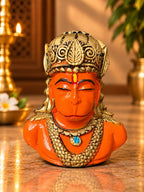 Dhyana Veer Hanuman Cosmic Orange front view
