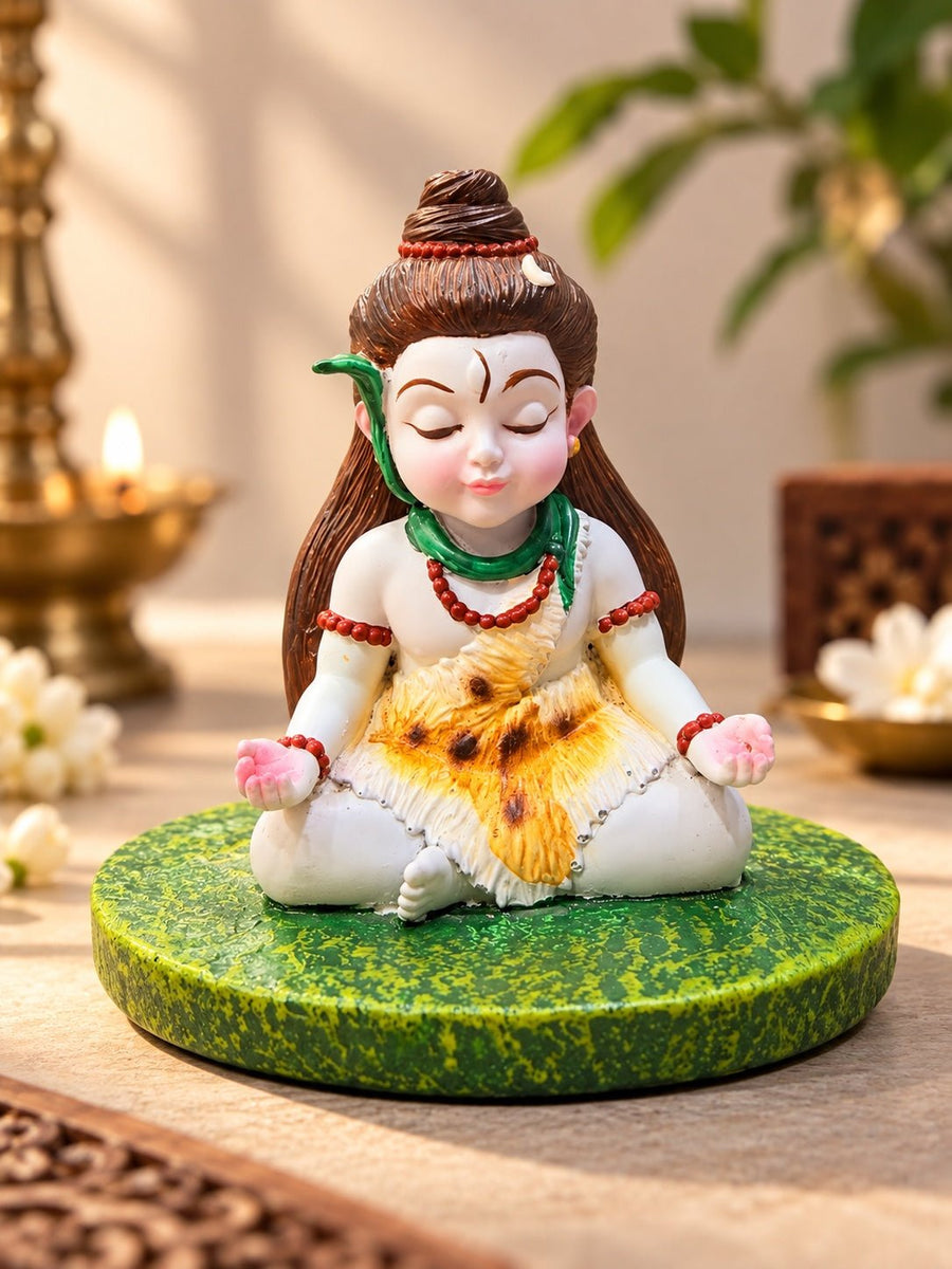 Baal Shiva Meditating Idol - Ishvara Art