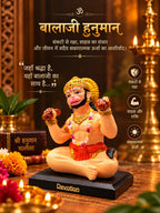 Balaji Hanuman Idol | Strength & Protection - Ishvara Art