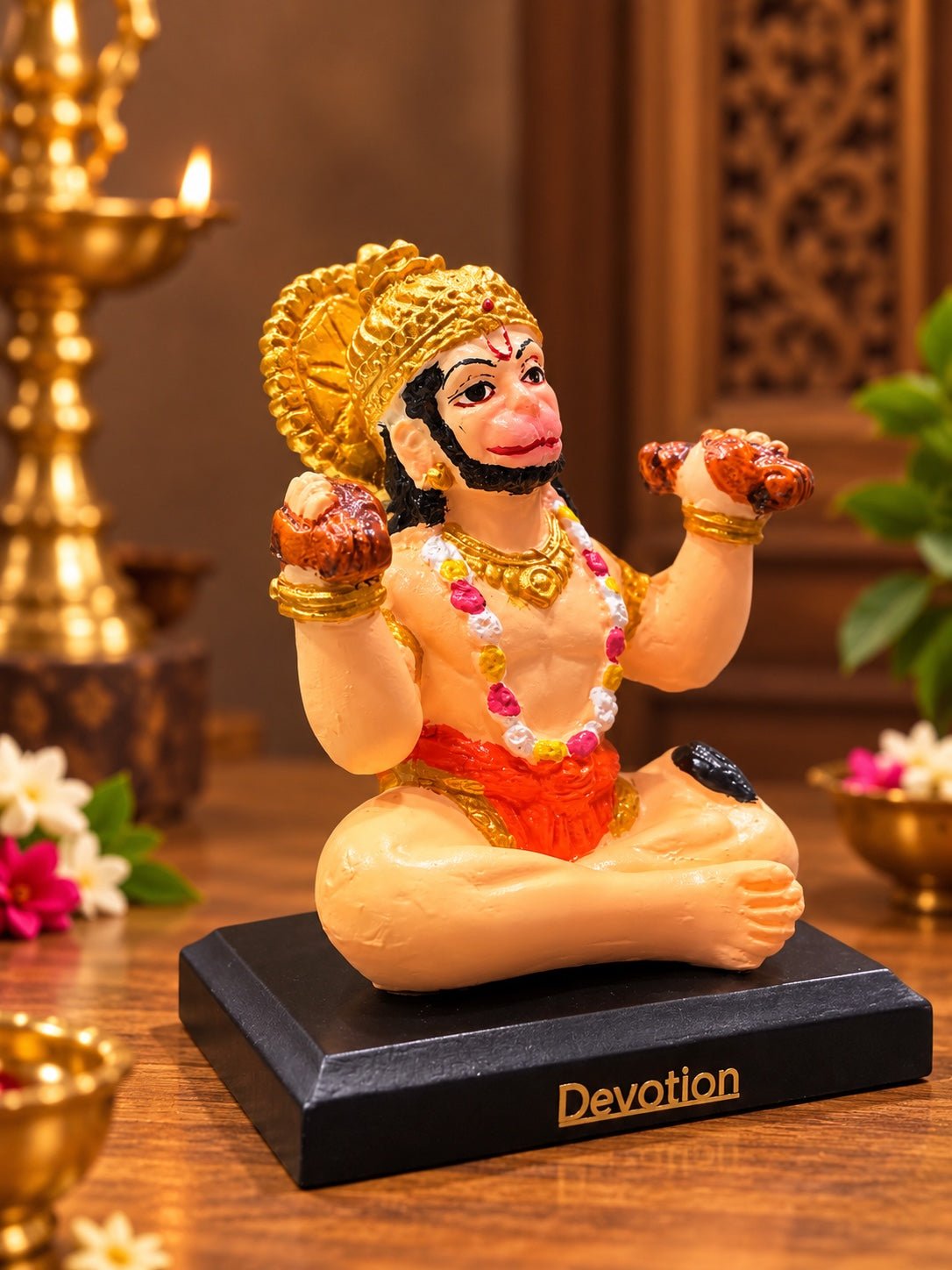 Balaji Hanuman Idol | Strength & Protection - Ishvara Art