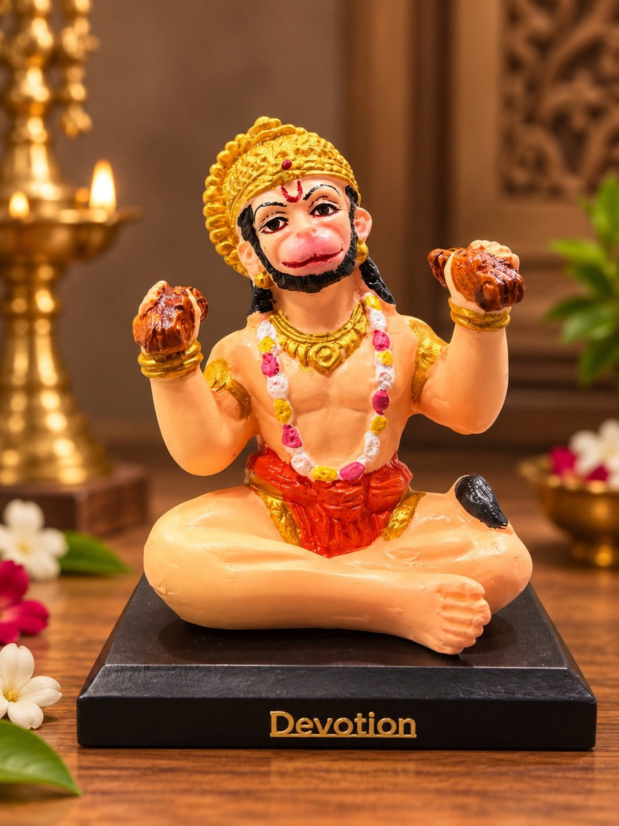 Balaji Hanuman Idol | Strength & Protection - Ishvara Art