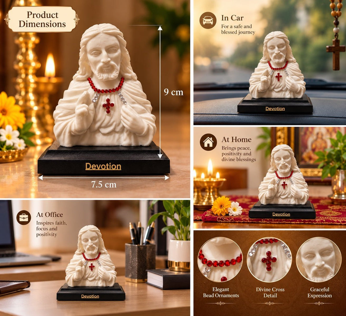 Jesus Idol | Symbol of Compassion - Ishvara Art