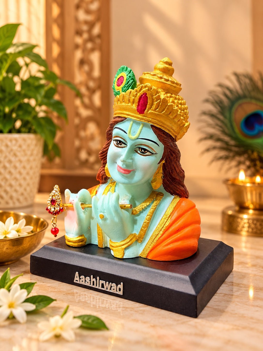 Krishna Shyam Idol | Love and Devotion - Ishvara Art