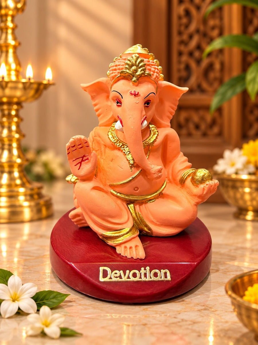 Laddu Ganesha Idol | Abundance & Prosperity - Ishvara Art