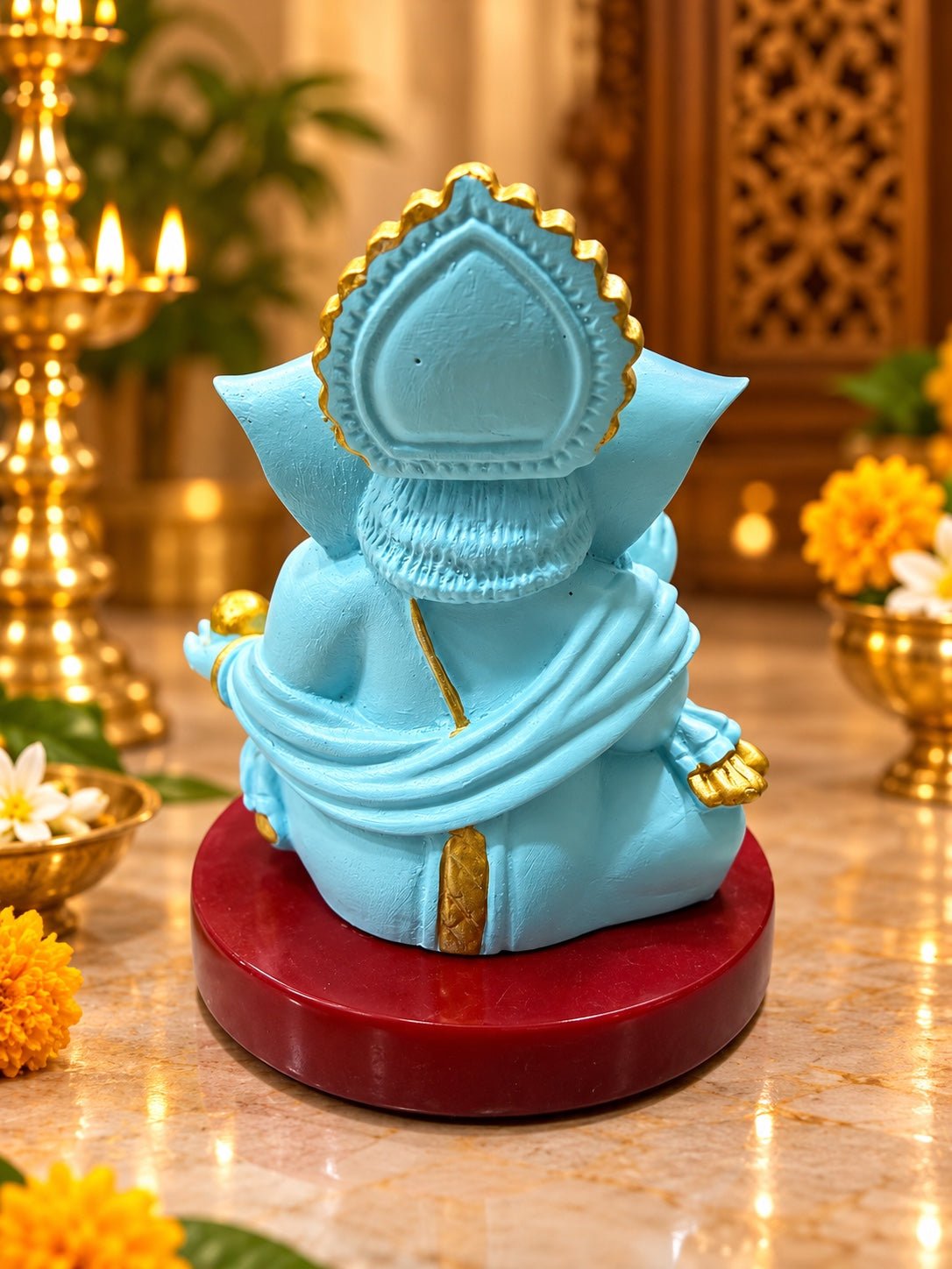 Laddu Ganesha Idol | Abundance & Prosperity - Ishvara Art