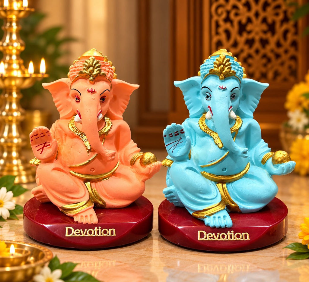 Laddu Ganesha Idol | Abundance & Prosperity - Ishvara Art