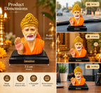 Om Shri Sai: Spiritual Essence of Peace and Harmony - Ishvara Art