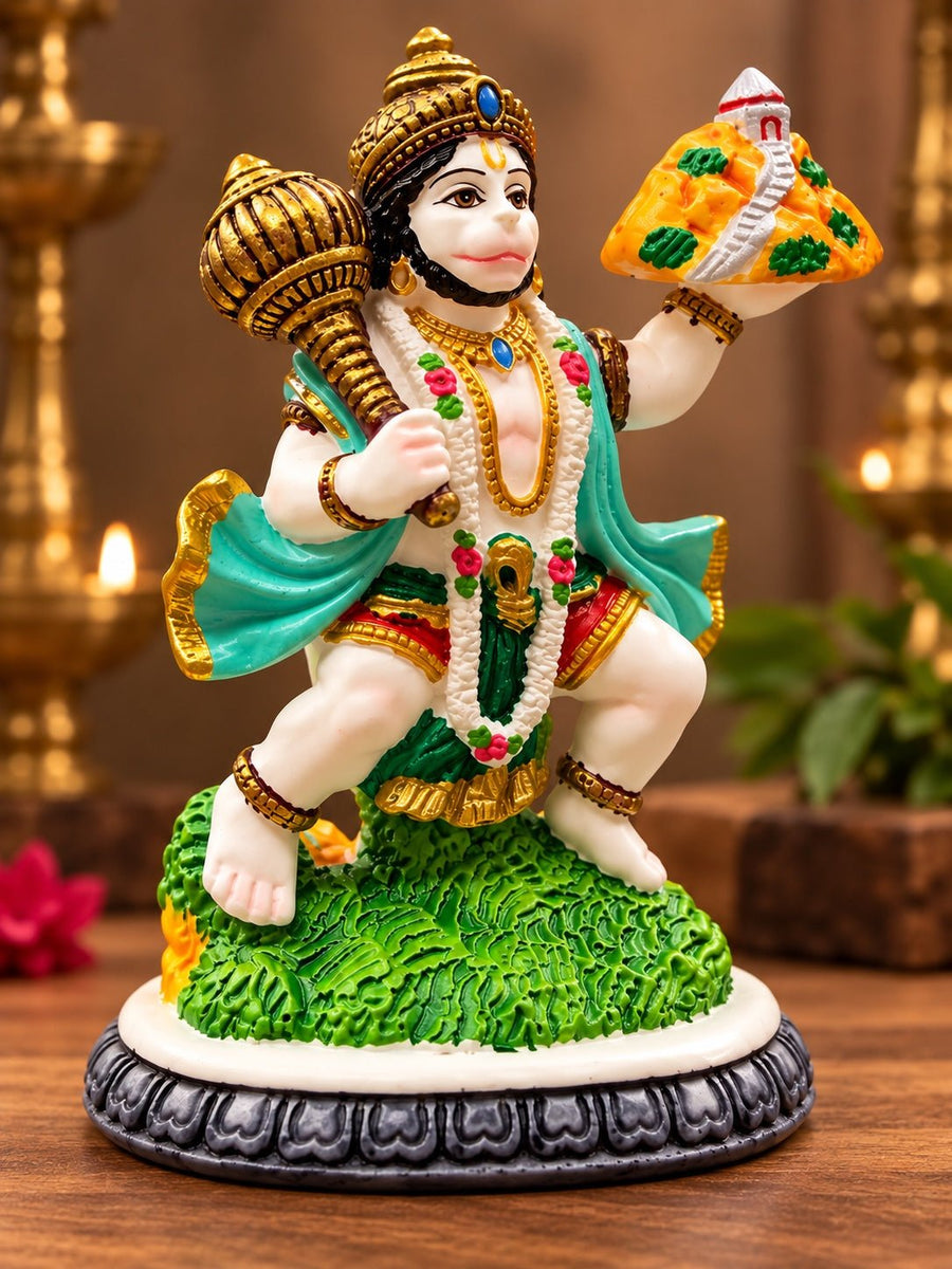 Parvat Hanuman - Divine Spiritual Idol - Ishvara Art