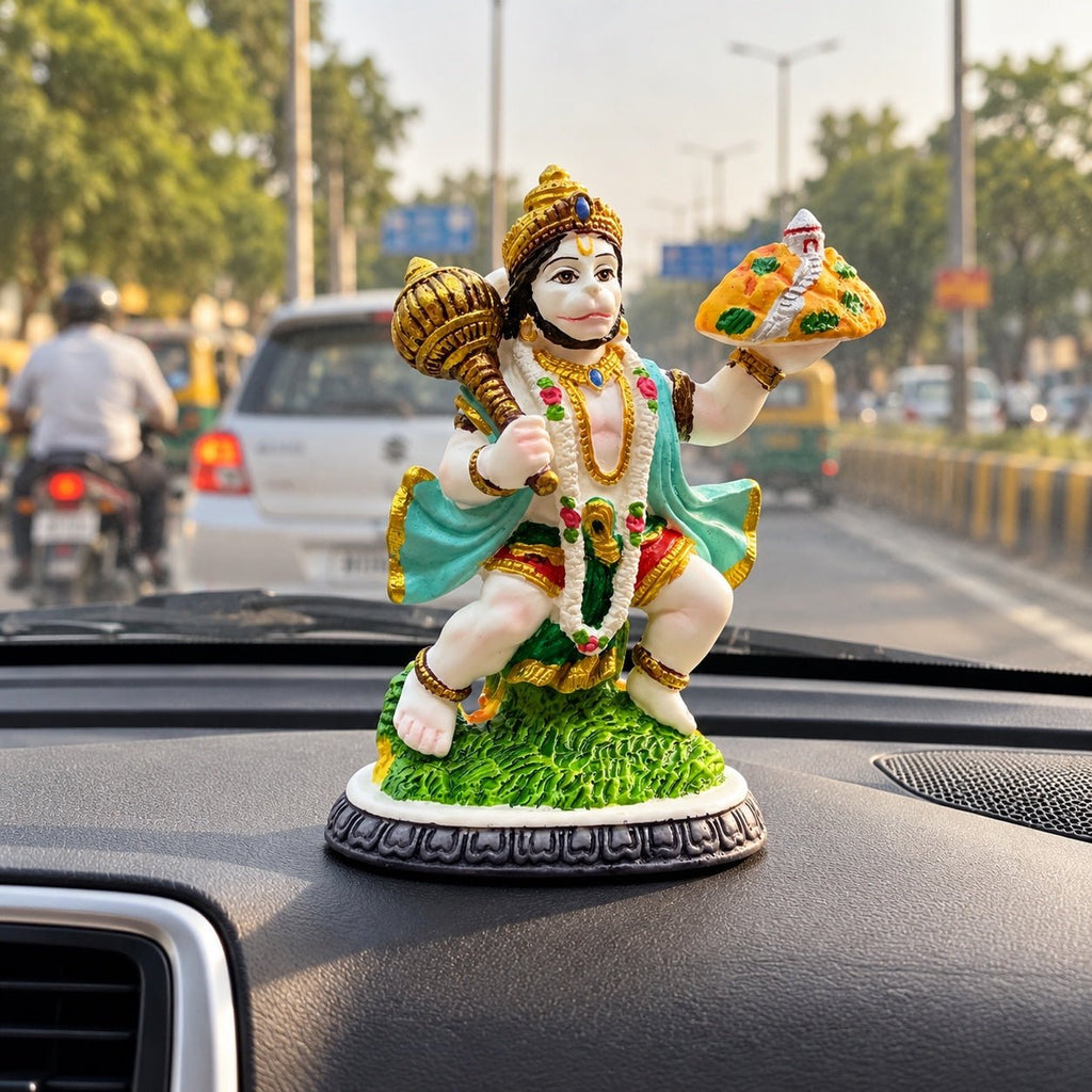 Parvat Hanuman - Divine Spiritual Idol - Ishvara Art