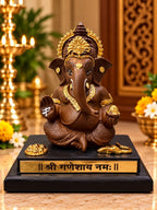 Suvarna Vighnaharta Ganesh | Prosperity & Abundance - Ishvara Art
